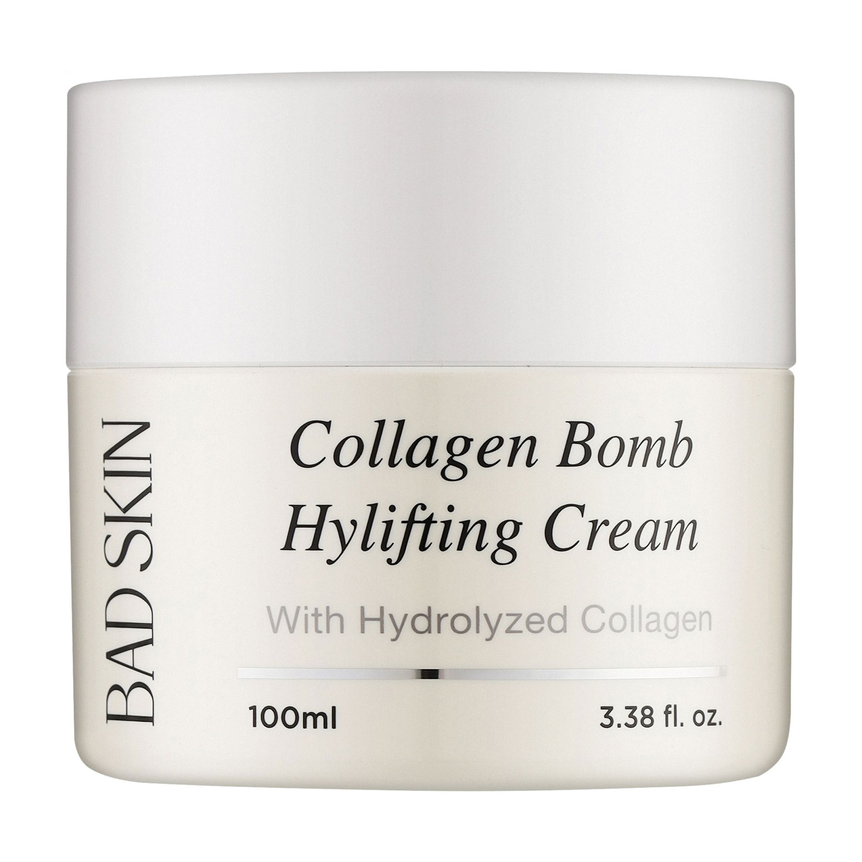 Крем-ліфтинг для обличчя BAD SKIN Collagen Bomb Hylifting Cream з гідралізованим колагеном, 100 мл